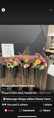 Available Flowers at Hub and Spoke, Fishers IN