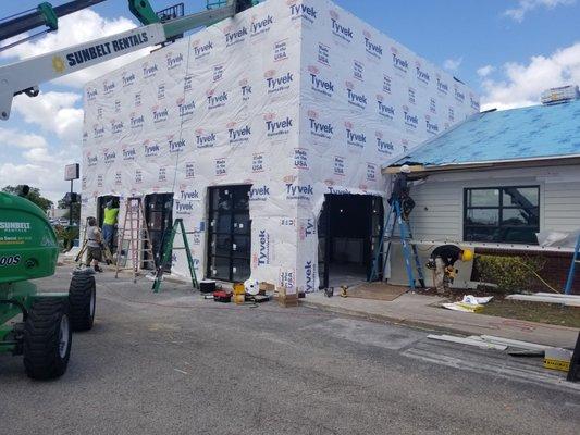 Exterior Framing with Trusses Sonnys OBT