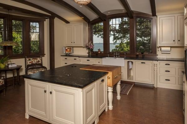 Aqua Granitque granite kitchen countertop.