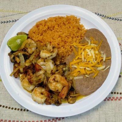 Garlic shrimp Camarones al mojo de ajo