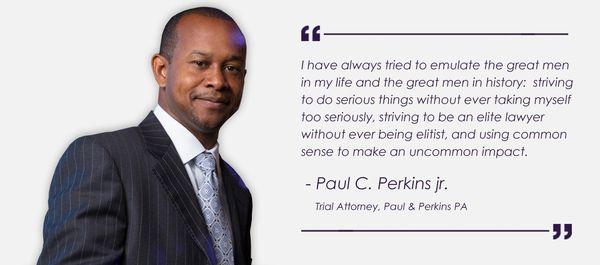 Paul C. Perkins Jr., Trial Attorney