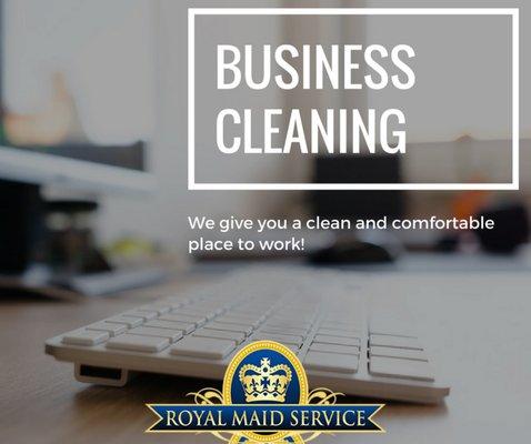 We do business cleaning