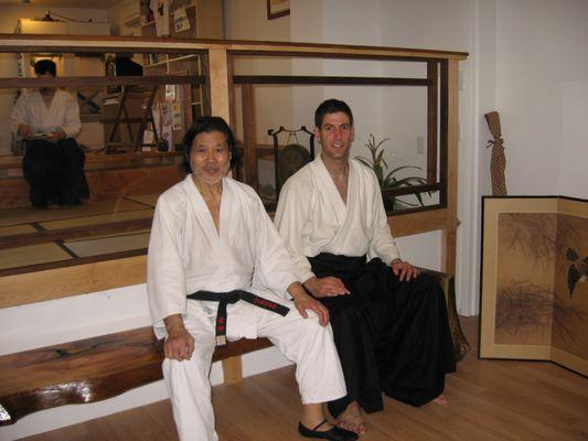 Sugano and Jim after a seminar