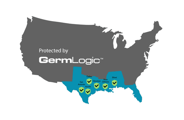 GermLogic Service Area Map