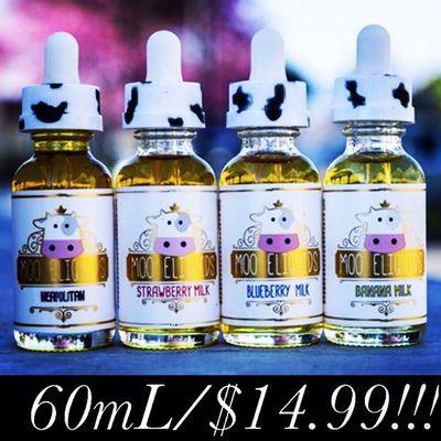 All 60ml $14.99 don't miss out only @thehouseofglassandvape