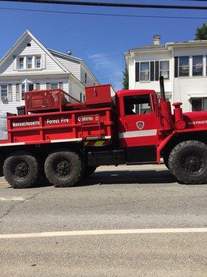 Fitchburg 4th of July parade 2018. The parade of Fire Trucks.