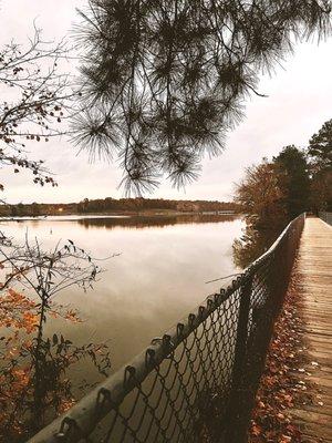 Evening walk at the bridge.