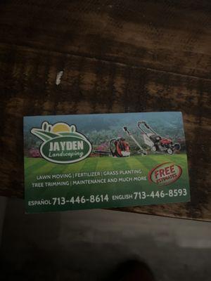 Jayden Landscaping