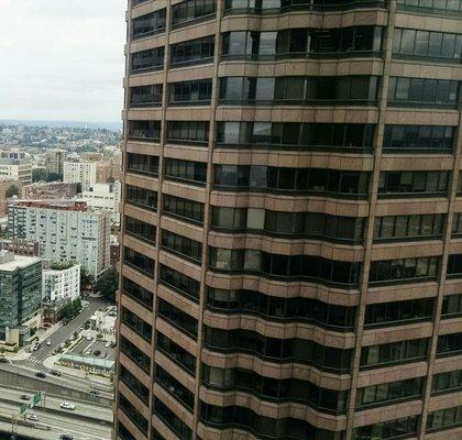 View from Starbucks on the 40th floor of Columbia Center