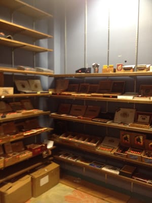 Walk in humidor for fresh premium cigars