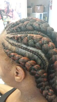 Ghana corn rows