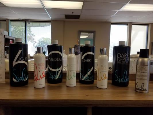 We carry all your professional and retail spray tanning products.