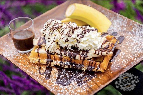 Banana Bomb Waffle