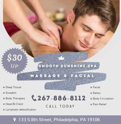 Asian Body Massage helps to relax the entire body, increases circulation of the blood and treats emotion, mind and spirit.