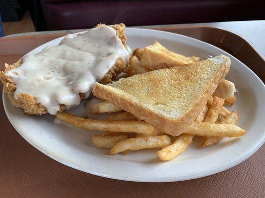 Chicken fried steak meal