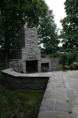 Our blue stone enhances the natural beauty of any outdoor setting.