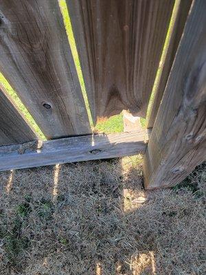 Fence repair