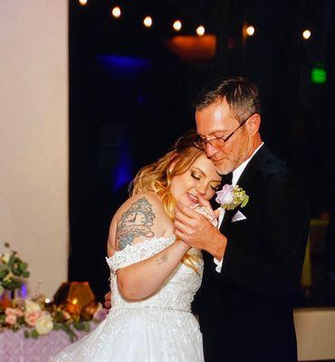 Me and my first baby's Father/Daughter dance at her wedding.