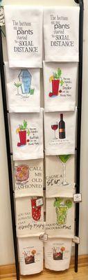 Towels with bar theme