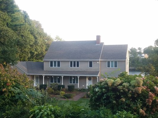 New shingles by the river