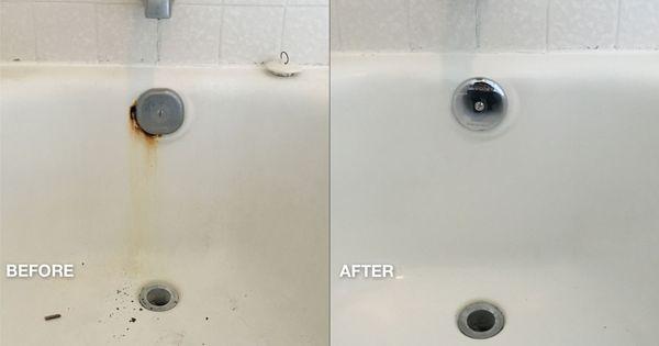 Bathtub rust repair