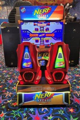 Nerf Arcade is a high-energy, fast-paced game that is exciting for kids of all ages and family-friendly.