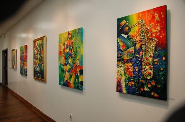 Art Hub Gallery offers monthly exhibitions and lectures for students and the community.