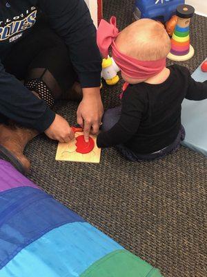 Developing spatial reasoning with puzzles