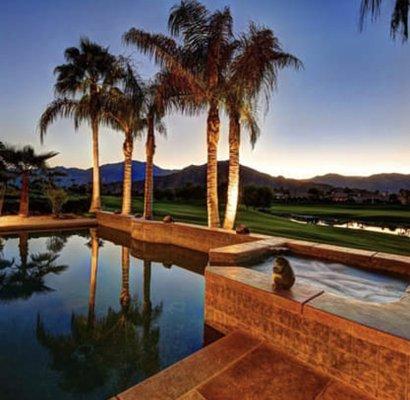 Night Pool Views in La Quinta.