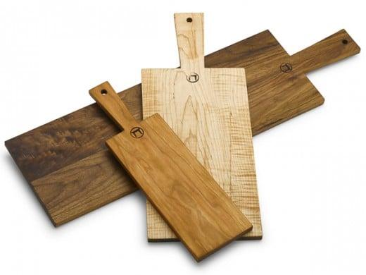 Shaker Cutting Boards, Various Sizes and Species Available