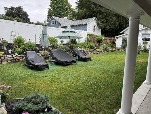 courtyard gardens outside rooms