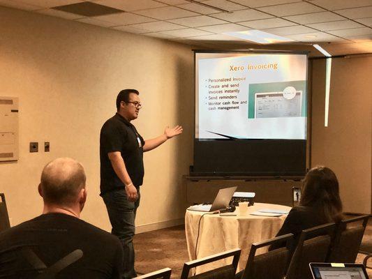 Adolfo's presentation to business owners during a workshop at the Los Angeles Small Business Expo on Oct 30, 2019