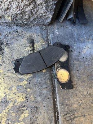 Old Brake Pad