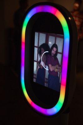 You can customize the LED Ring light color(s) to suit your event!