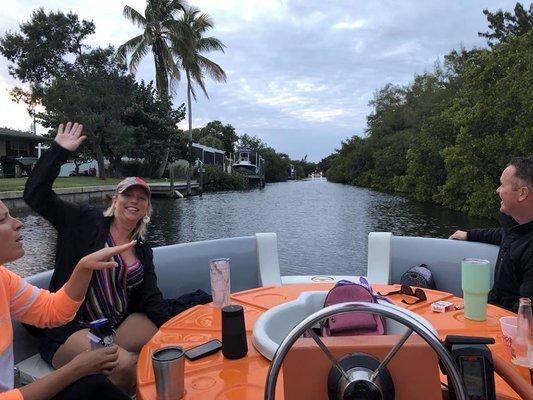 Cortez Donut Boat Rentals In West Cortez Florida near Bradenton and Anna Marie Island. Call us at 941-524-5721 to book your reservation.