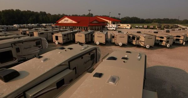 Hundreds of RVs to choose from.