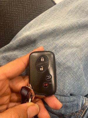 Lexus RX350 new key