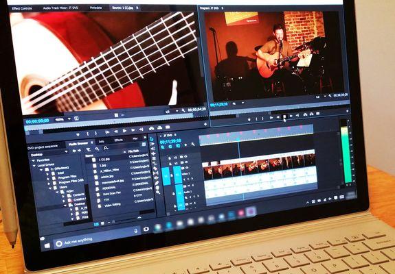 Adobe Premier editing for a live performance