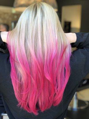 hot pink ombre!