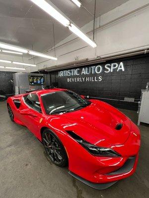 Lamborghini Aventador at Artistic Auto Spa