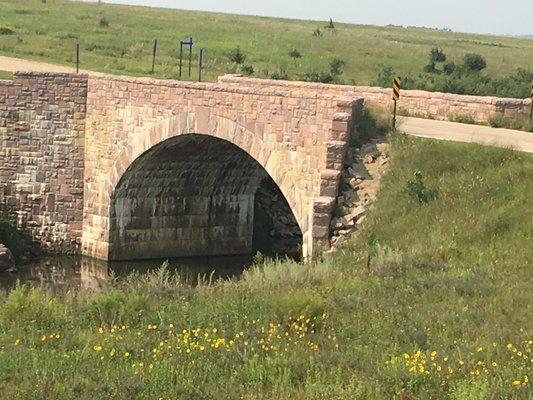 WPA bridge over the creek