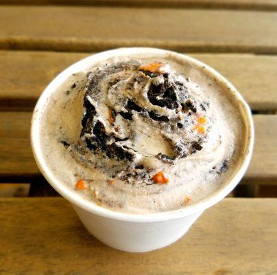 Halloween Oreo gelato