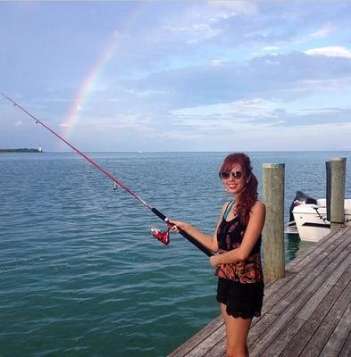 Fishing at Stiltsville