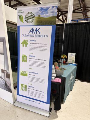 AMK booth from the Chippewa Valley Home Builders Home Show 2024