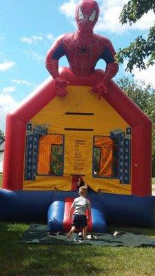 Spider-Man bounce house