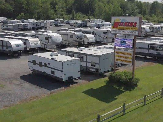 Camper selection at Wilkins RV of Fulton, NY