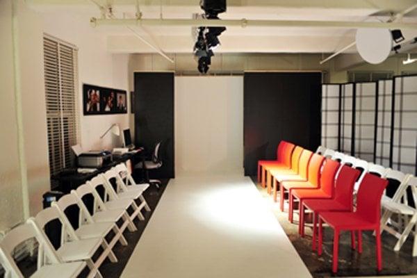 A view of the Agenda Models runway training space