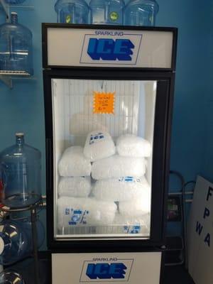 Only $2.50 for a 10lbs bags of purified ice