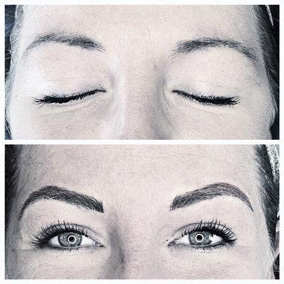 In love with this brow transformation!