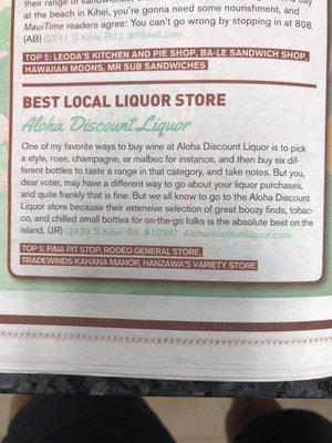 Top's 5 Best Liquor Store!